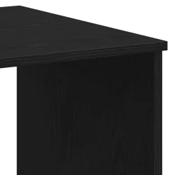 vidaXL Bureau met lades 102x50x76 cm bewerkt hout zwart eikenkleur