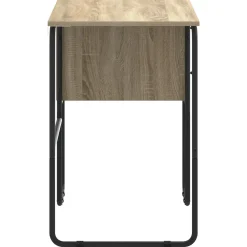 vidaXL Bureau met opbergruimte Sonoma Eiken 100 x 50 x 75 cm
