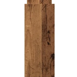 vidaXL Bureau organiser 40x17x41 cm bewerkt hout oud houtkleurig