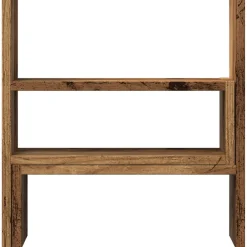 vidaXL Bureau organiser 40x17x41 cm bewerkt hout oud houtkleurig