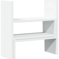 vidaXL Bureau organiser 40x17x41 cm bewerkt hout wit