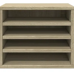 vidaXL Bureau organiser 42x21,5x42 cm bewerkt hout grijs sonoma eiken