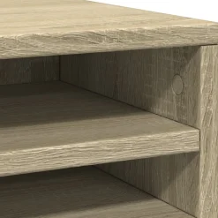 vidaXL Bureau organiser 42x21,5x42 cm bewerkt hout grijs sonoma eiken