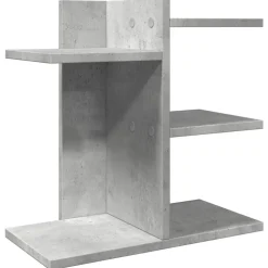 vidaXL Bureau organiser 42x21,5x42 cm bewerkt hout betongrijs