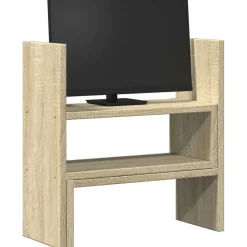 vidaXL Bureau organiser 40x17x41 cm bewerkt hout sonoma eikenkleurig