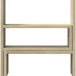vidaXL Bureau organiser 40x17x41 cm bewerkt hout sonoma eikenkleurig