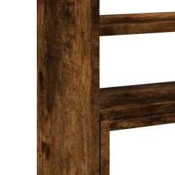 vidaXL Bureau organiser 40x17x41 cm bewerkt hout gerookt eikenkleur