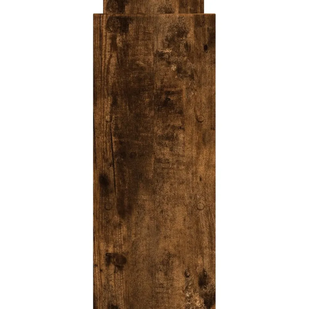 vidaXL Bureau organiser 40x17x41 cm bewerkt hout gerookt eikenkleur