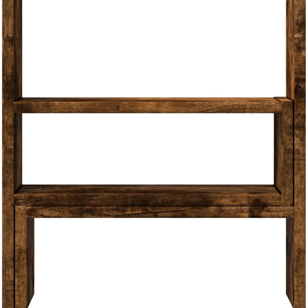 vidaXL Bureau organiser 40x17x41 cm bewerkt hout gerookt eikenkleur