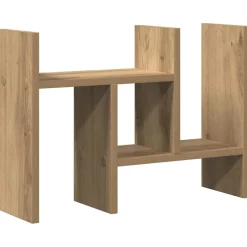 vidaXL Bureau Organizer Artisanaal eiken 34,5 x 15,5 x 35,5 cm