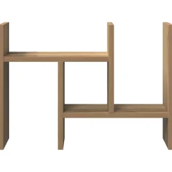 vidaXL Bureau Organizer Artisanaal eiken 34,5 x 15,5 x 35,5 cm