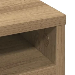 vidaXL Bureau Organizer Artisan Eiken 36 x 26 x 29,5 cm Bewerkt hout