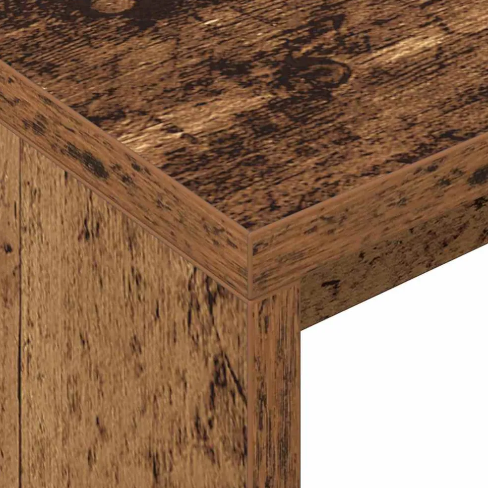 vidaXL Bureau Oudhout Bewerkt hout 109 x 50 x 78 cm