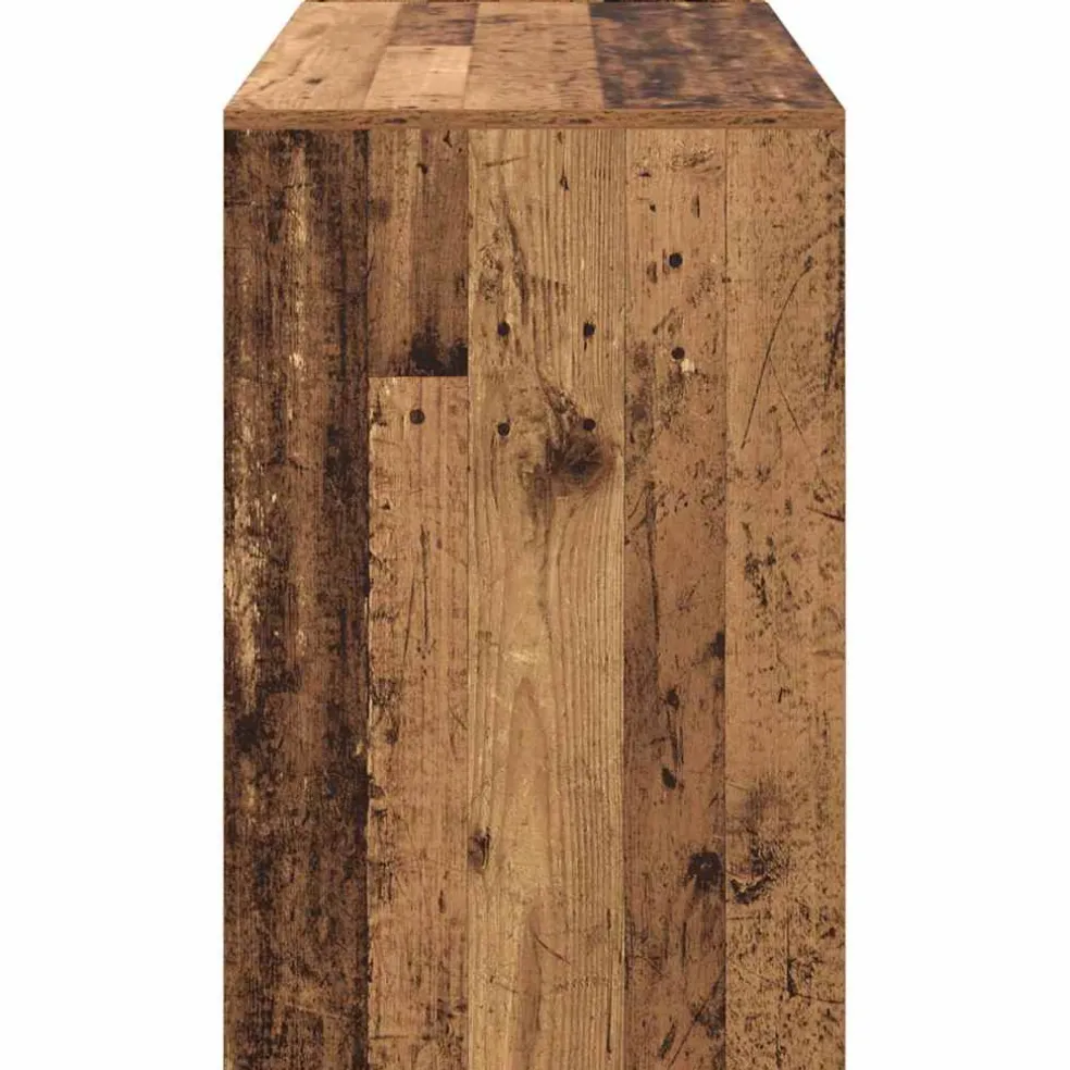 vidaXL Bureau Oudhout Bewerkt hout 109 x 50 x 78 cm
