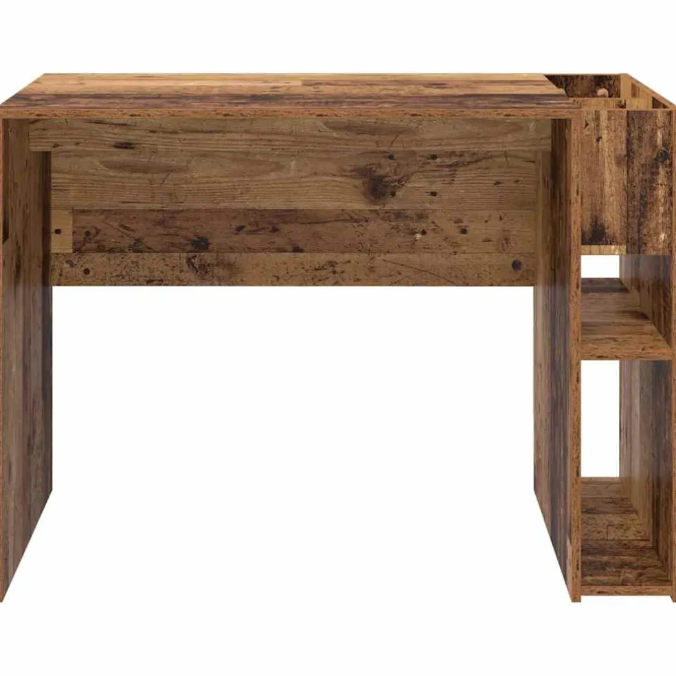vidaXL Bureau Oudhout Bewerkt hout 109 x 50 x 78 cm