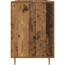 vidaXL Bureau Oud hout Bewerkt hout