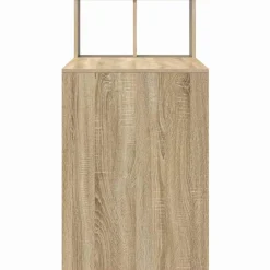 vidaXL Bureau Sonoma Eiken Bewerkt hout 108 x 55 x 103.5 cm