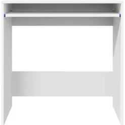 vidaXL Bureau Wit Bewerkt hout 77.5 x 43 x 79 cm