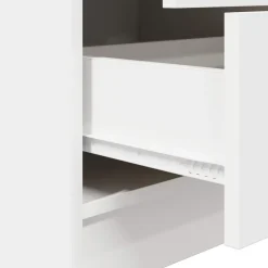 vidaXL Bureau Wit 135,5 x 50 x 127 cm 2 st