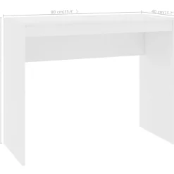vidaXL Bureau 80x40x75 cm bewerkt hout artisanaal eikenkleurig