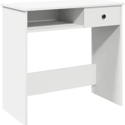 vidaXL Bureau 80x40x75 cm bewerkt hout wit