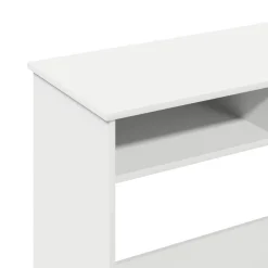 vidaXL Bureau 80x40x75 cm bewerkt hout wit