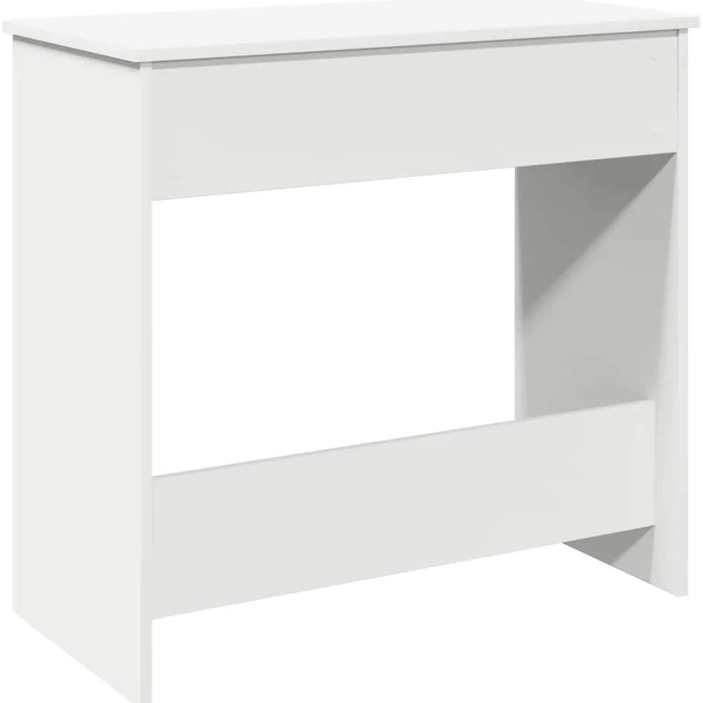 vidaXL Bureau 80x40x75 cm bewerkt hout wit
