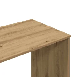 vidaXL Bureau 102x50x76 cm bewerkt hout artisanaal eikenkleur