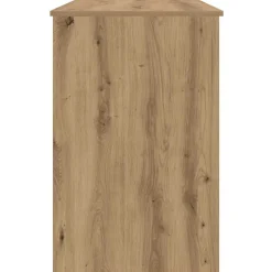 vidaXL Bureau 100x49x75 cm bewerkt hout zwart