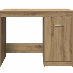 vidaXL Bureau 100x49x75 cm bewerkt hout zwart