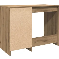 vidaXL Bureau 100x49x75 cm bewerkt hout zwart