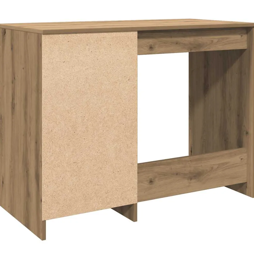 vidaXL Bureau 100x49x75 cm bewerkt hout zwart