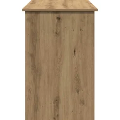 vidaXL Bureau 100x50x76 cm bewerkt hout sonoma eikenkleurig
