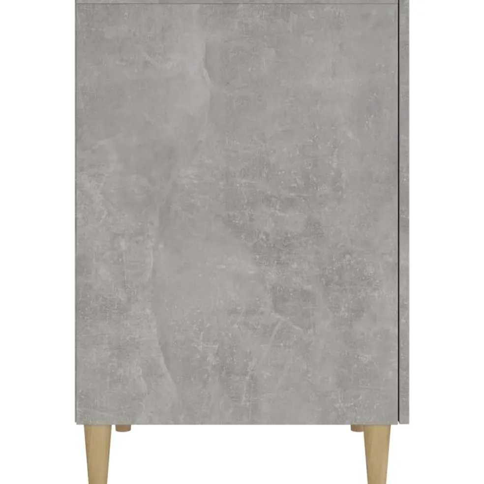 vidaXL Bureau 140x50x75 cm bewerkt hout betongrijs