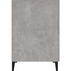 vidaXL Bureau 140x50x75 cm bewerkt hout betongrijs