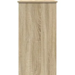 vidaXL Bureau 80x40x75 cm bewerkt hout sonoma eikenkleurig