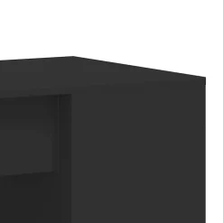 vidaXL Bureau 102x50x75 cm bewerkt hout zwart