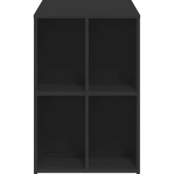 vidaXL Bureau 102x50x75 cm bewerkt hout zwart