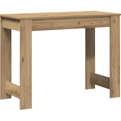 vidaXL Bureau 100x45x75 cm bewerkt hout artisanaal eikenkleur