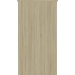 vidaXL Bureau 80x40x75 cm bewerkt hout sonoma eikenkleurig