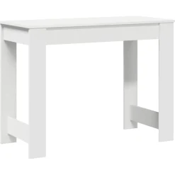 vidaXL Bureau 100x45x75 cm bewerkt hout wit