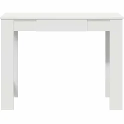 vidaXL Bureau 100x45x75 cm bewerkt hout wit