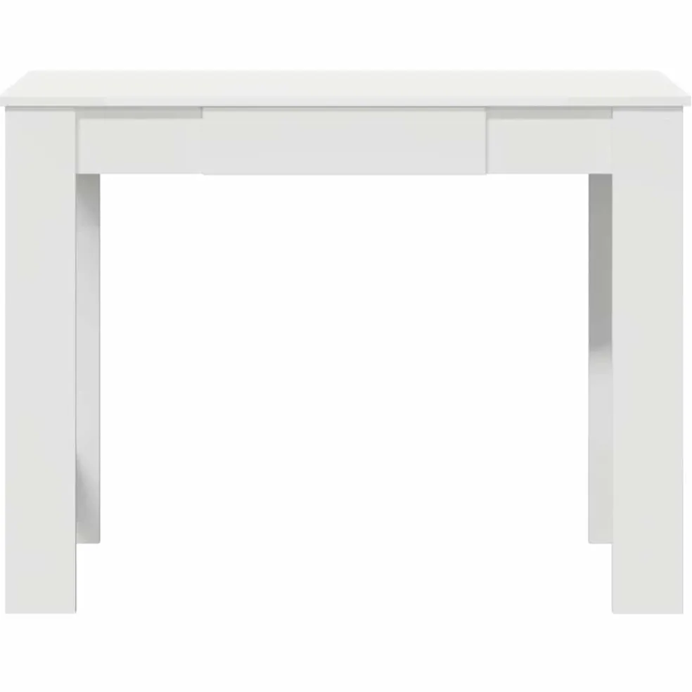 vidaXL Bureau 100x45x75 cm bewerkt hout wit
