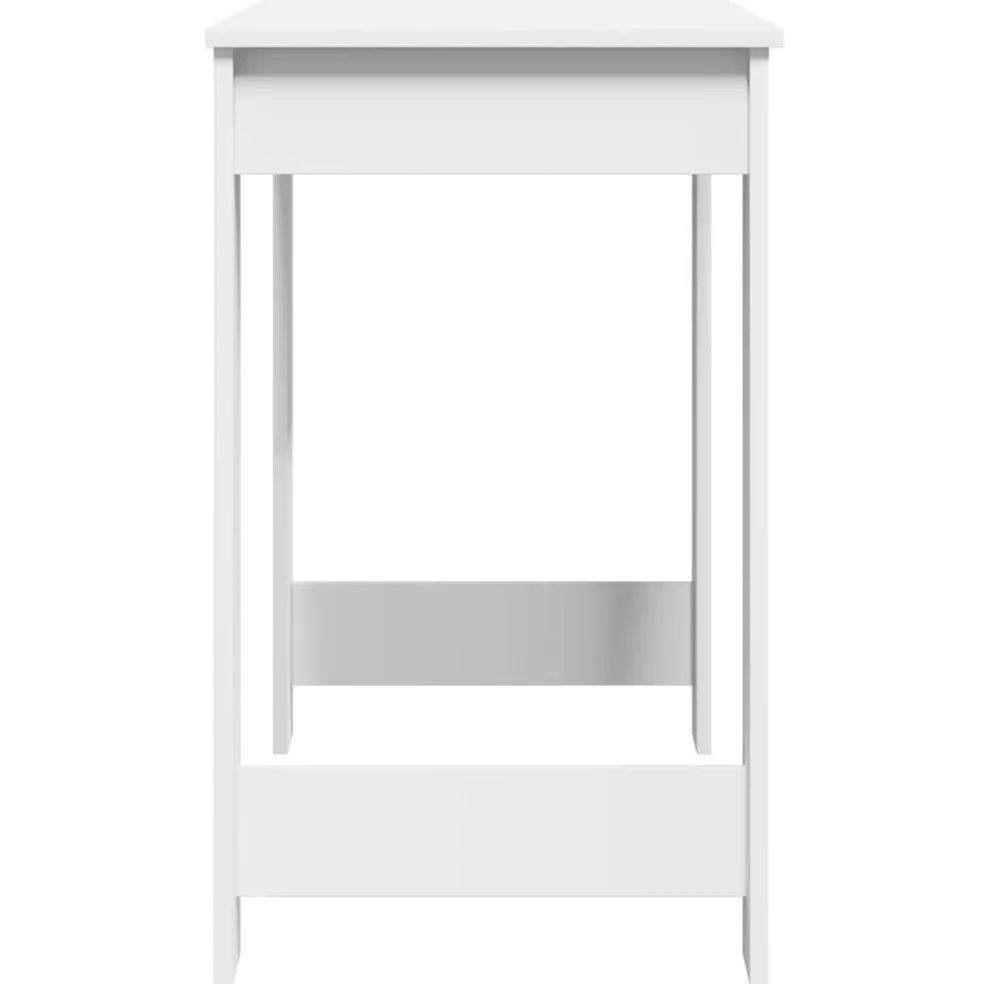vidaXL Bureau 100x45x75 cm bewerkt hout wit
