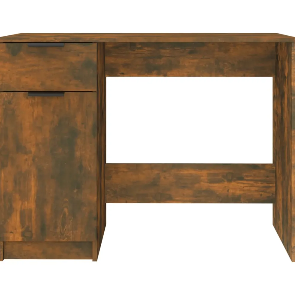 vidaXL Bureau 100x50x75 cm bewerkt hout sonoma eikenkleurig