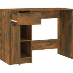 vidaXL Bureau 100x50x75 cm bewerkt hout sonoma eikenkleurig