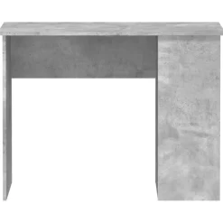 vidaXL Bureau 100x55x75 cm bewerkt hout betongrijs
