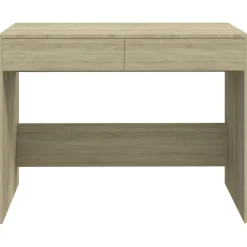 vidaXL Bureau 101x50x76,5 cm bewerkt hout sonoma eikenkleurig