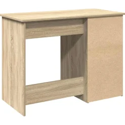 vidaXL Bureau 102x50x75 cm bewerkt hout sonoma eikenkleurig
