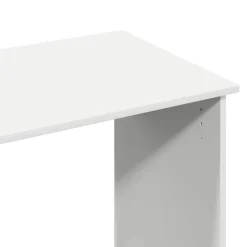 vidaXL Bureau 102x50x75 cm bewerkt hout wit